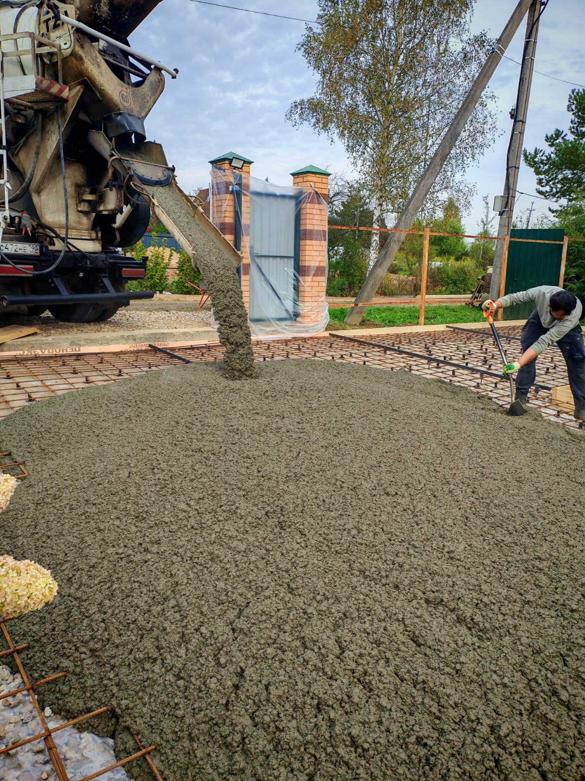 Заливка и финишное выглаживание бетона мини 4